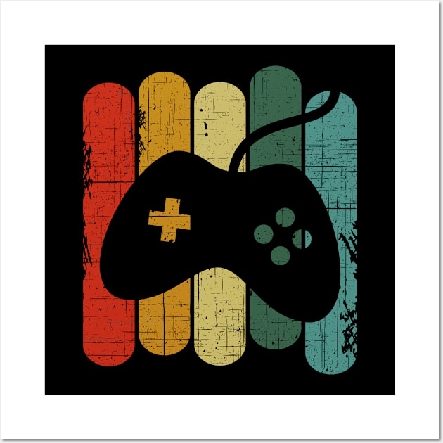 Vintage Video Gamer Wall Art by VintageShirtShoppe